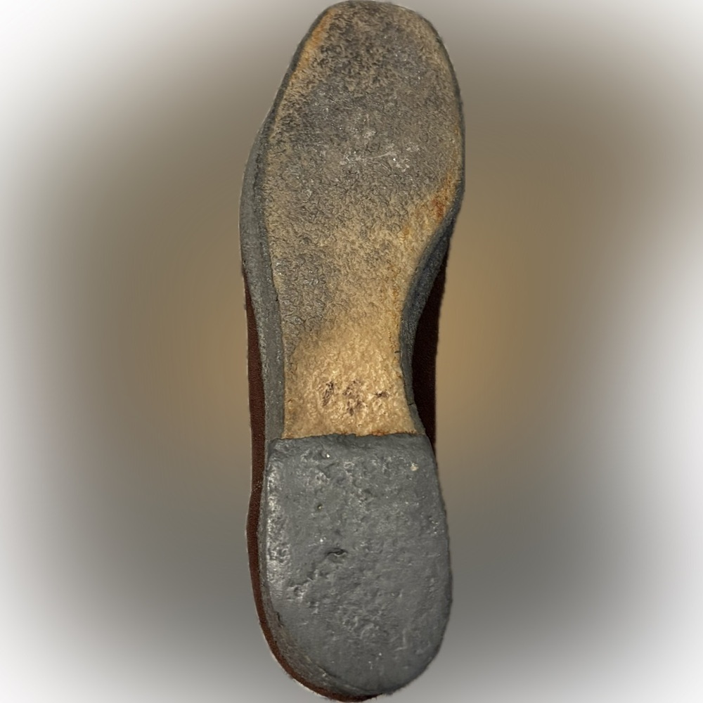 Salvatore Ferragamo Vintage Women’s Chocolate Suede Loafers with Leather Tassels - Picture 10 of 12